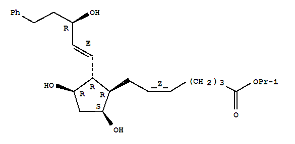 7-[(1R,2R,3R,5S)-3,5-二羟基-2-[(1E,3R)-3-羟基-5-苯基-1-戊烯-1-基]环戊基]-(5Z)-5-庚烯酸 1-甲基乙基酯