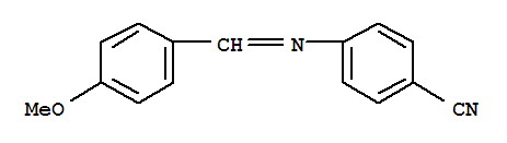 4-[(4-甲氧基苯亚甲基)氨基]氰苯