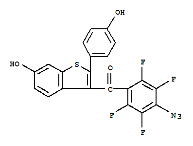 (4-叠氮基-2,3,5,6-四氟苯基)-[6-羟基-2-(4-羟基苯基)-1-苯并噻吩-3-基]甲酮