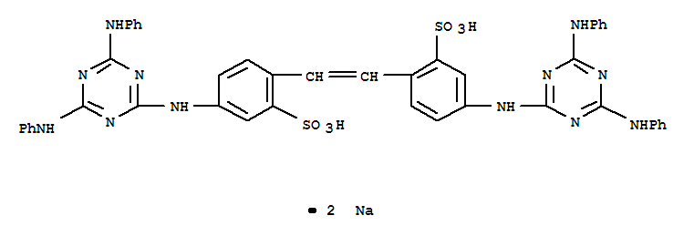 2,2-(1,2-亚乙)双[5-[4,6-双(苯基氨基)-1,3,5-三嗪-2-基]氨基]苯磺酸二钠盐