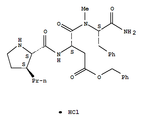反式-3-丙基-L-脯氨酰-L-ALPHA-天冬氨酰-NALPHA-甲基-L-苯丙氨酰胺苄酯单盐酸盐