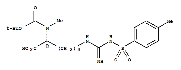 N2-[叔丁氧羰基]-N5-[亚氨基[[(4-甲基苯基)磺酰基]氨基]甲基]-N2-甲基-D-鸟氨酸
