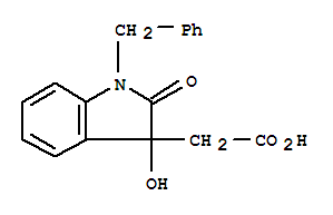 (1-苄基-3-羟基-2-氧代-2,3-二氢-1H-吲哚-3-基)-乙酸