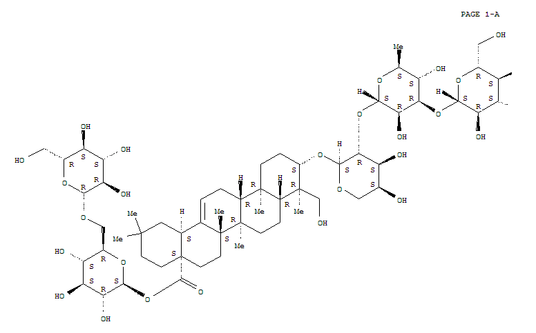 灰毡毛忍冬皂苷甲