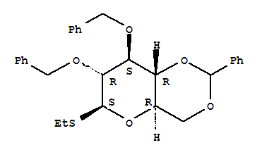 乙基 2,3-O-二苄基-4,6-O-亚苄基-1-BETA-D-硫代吡喃葡萄糖苷