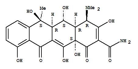 Oxytetracycline EP Impurity A/4-epi-Oxytetracycline/(4R,4aR,5S,5aR,6S,12aS)-4-(Dimethylamino)-3,5,6,10,12,12a-hexahydroxy-6-methyl- 1,11-dioxo-1,4,4a,5,5a,6,11,12a-octahydrotetracene-2-carboxamide