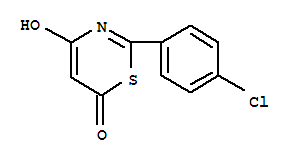 2-(4-氯苯基)-6-羟基-4H-1,3-噻嗪-4-酮
