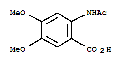 2-(乙酰基氨基)-4,5-二甲氧基苯甲酸