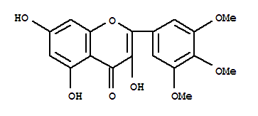 3,5,7-三羟基-3',4',5'-三甲氧基黄酮