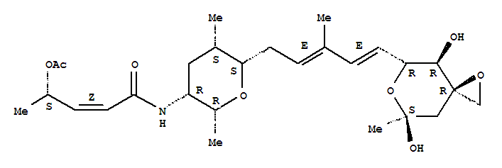 4(S)-乙酰氧基-N-[(2R,3R,5S,6S)-6-[5-[(3R,4R,5R,7S)-4,7-二羟基-7-甲基-1,6-二氧杂螺[2.5]辛烷-5-基]-3-甲基-2(E),4(E)-戊二烯基]-2,5-二甲基四氢吡喃-3-基]-2(Z)-戊烯酰胺