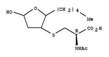 N-乙酰基-S-(5-羟基-2-戊基四氢-3-呋喃基)-L-半胱氨酸