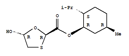 (2R,5R)-5-羟基-1,3-氧硫杂环-2-羧酸 (1R,2S,5R)-5-甲基-2-异丙基环己酯