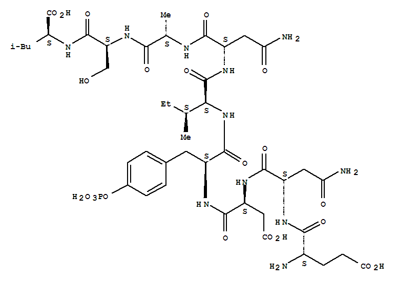 H-谷氨酸-天冬酰胺-天冬氨酸-酪氨酸-异亮氨酸-天冬酰胺-丙氨酸-丝氨酸-亮氨酸-OH
