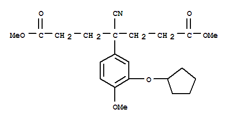 二甲基4-氰基-4-[3-(环戊基氧基)-4-甲氧基苯基]庚烷二酸酯