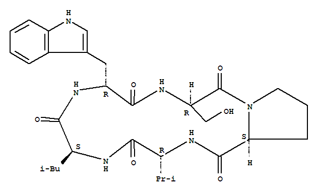 CYCLO(-D-SER-PRO-D-VAL-LEU-D-TRP)