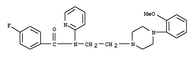 4-氟-N-(2-[4-(2-甲氧苯基)1-哌嗪基]乙基)-N-(2-吡啶基)苯酰胺二盐酸