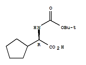 Boc-D-环戊基甘氨酸; N-叔丁氧羰基-D-环戊基甘氨酸