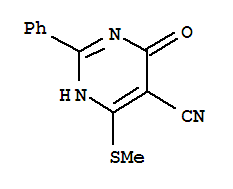 4-(甲硫基)-6-羰基-2-苯基-1,6-二氢嘧啶-5-甲腈
