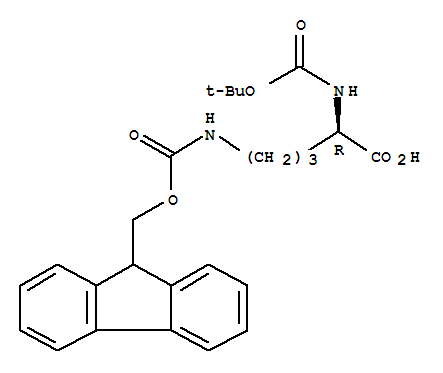 N-叔丁氧羰基-(N'-芴甲氧羰基)-D-鸟氨酸
