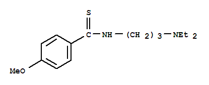N-[3-(二乙胺基)丙基]-4-甲氧基苯甲硫代酰胺