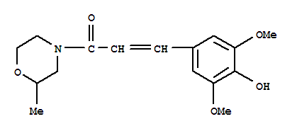 4-[3-(3,5-二甲氧基-4-羟基苯基)丙烯酰基]-2-甲基吗啉