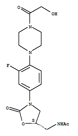 N-[[(5S)-3-[3-氟-4-[4-(2-羟基乙酰基)-1-哌嗪基]苯基]-2-氧代-5-噁唑烷基]甲基]-乙酰胺