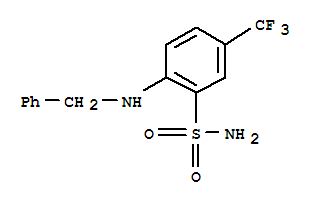 2-苄氨基-5-三氟甲基苯磺酰胺