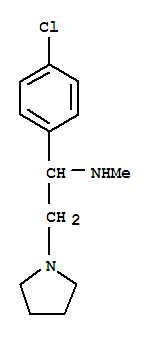 [1-(4-氯-苯基)-2-吡咯烷-1-乙基]-甲胺