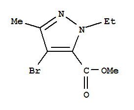 4-溴-1-乙基-3-甲基-1H-吡唑-5-羧酸甲酯