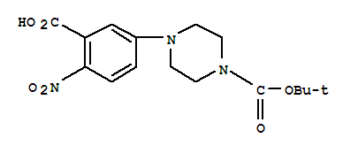 1-N-BOC-4-(3-羧基-4-硝基苯基)-哌嗪
