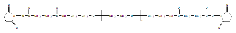 二(N-琥珀酰亚胺)PEG-二酸