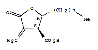 反式-4-亚甲基-2-辛基-5-氧代四氢呋喃-3-羧酸