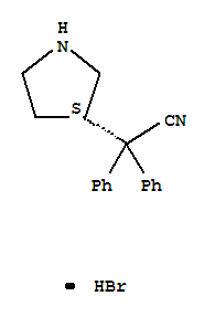 3-(S)-(+)-(1-氰基-1,1-二苯甲基)吡咯烷氢溴酸盐