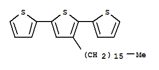 2,2':5',2''-三联噻吩,3'-十六烷基- (9CI)