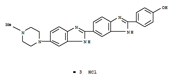 4-(5-[5-(4-甲基-1-哌嗪基)-2H-苯并咪唑-2-亚基]-5H-苯并咪唑-2-基)苯酚三盐酸盐