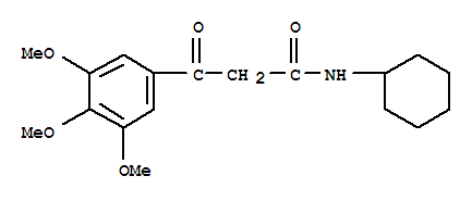 N-环己基-2-(3,4,5-三甲氧基苯甲酰基)-乙酰胺
