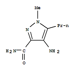 4-氨基-1-甲基-5-丙基-1H-吡唑-3-羧酸酰胺