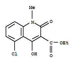 5-氯-1,2-二氢-4-羟基-1-甲基-2-氧代-3-喹啉羧酸乙酯