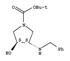 (3S,4S)-N-Boc-3-苄氨基-4-羟基吡咯烷; (3S,4S)-3-苄氨基-4-羟基吡咯烷-1-甲酸叔丁酯