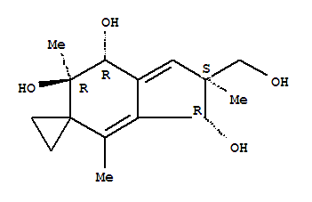 (2'S)-2',3',6',7'-四氢-2'beta-(羟基甲基)-2',4',6'-三甲基螺[环丙烷-1,5'-[5H]茚]-3'alpha,6'beta,7'alpha-三醇