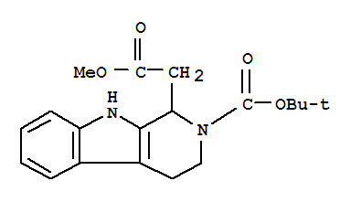 2-[(1,1-二甲基乙氧基)羰基]-2,3,4,9-四氢-1H-吡啶并[3,4-b]吲哚-1-乙酸甲酯
