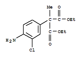 (4-氨基-3-氯苯基)甲基丙二酸二乙酯