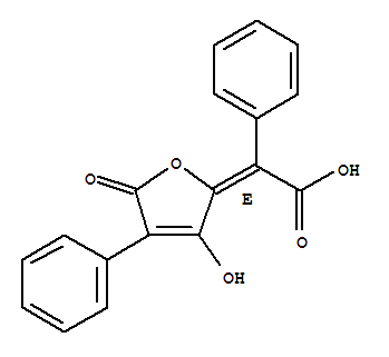 (alphae)-alpha-[3-羟基-4-苯基-5-氧代呋喃-2(5H)-亚基]苯乙酸