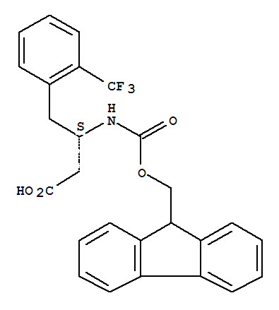 Fmoc-(S)-3-氨基-4-(2-三氟甲苯基)丁酸