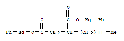 双(苯基汞)十二烯基丁二酸盐