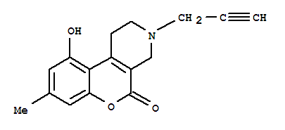1,2,3,4-四氢-10-羟基-8-甲基-3-(2-丙炔基)-5H-[1]苯并吡喃并[3,4-c]吡啶-5-酮