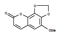 7,8-亚甲基二氧基-6-甲氧基香豆素
