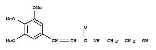 (E)-N-(2-羟基乙基)-3-(3,4,5-三甲氧基苯基)丙-2-烯酰胺