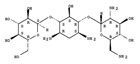 4,6-二氨基-3-(己糖吡喃糖苷氧基)-2-羟基环己基2,6-二氨基-2,6-二脱氧吡喃己糖苷