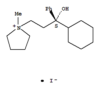 (1S)-1-环己基-3-(1-甲基吡咯烷-1-鎓-1-基)-1-苯基丙烷-1-醇碘化物